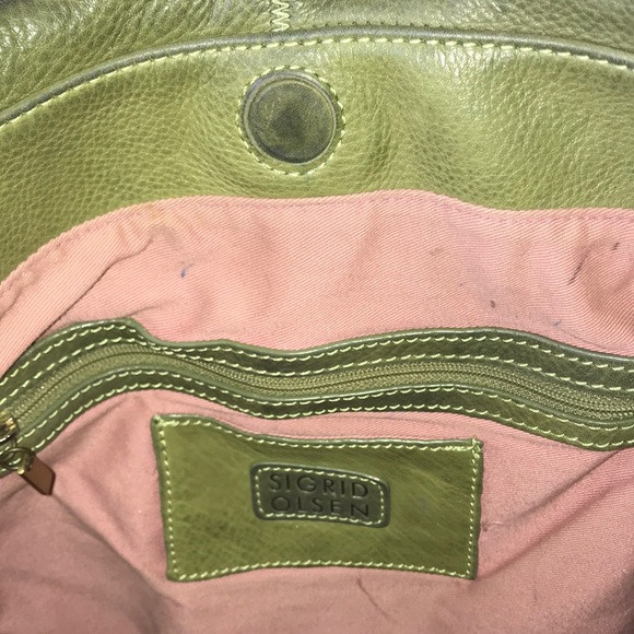 Sigrid Olsen green handbag / purse / bag - Picture 4 of 8